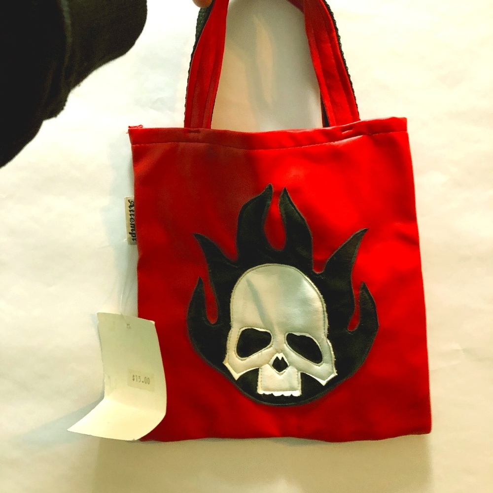 Vintage Skull and Flame Mini Bag from Attempt